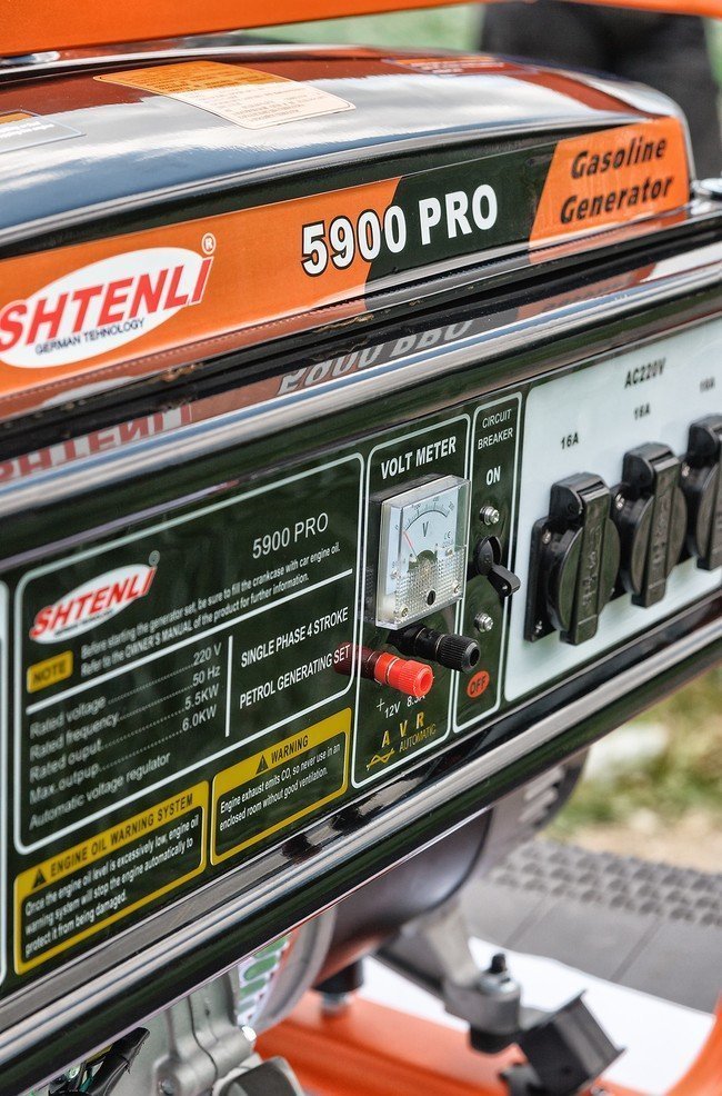 Бензиновый генератор Shtenli PRO 5900 - фото2